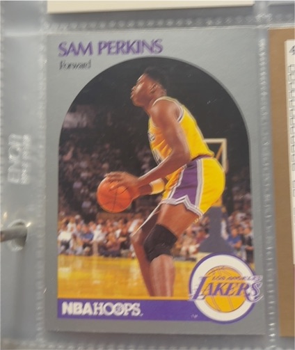 1990-91 NBA Hoops #415 Sam Perkins — front