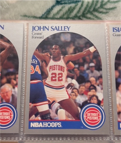 1990-91 NBA Hoops #110 John Salley — front