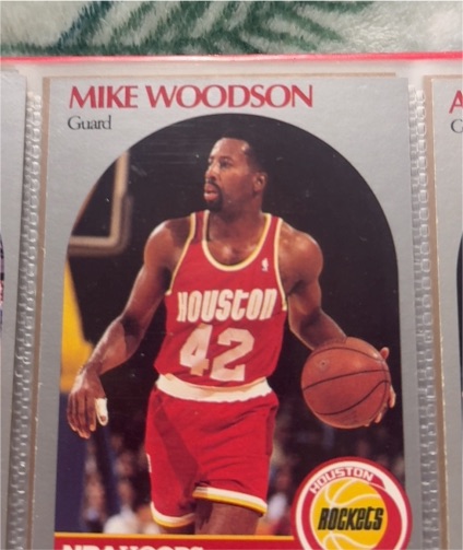 1990 NBA Hoops #131 Mike Woodson — front