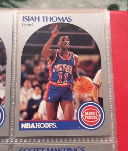 1990-91 NBA Hoops #111 Isiah Thomas — front
