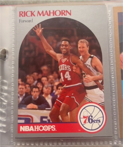 1990-91 Hoops #230 Rick Mahorn — front