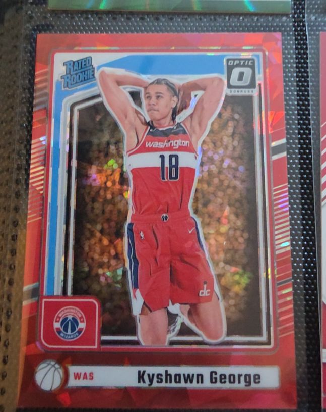 2024-25 Panini Donruss Optic #299 Kyshawn George — front