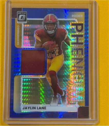 2025 Panini Donruss Optic #RPBH-JLE Jaylin Lane Rookie Phenom Patch — front