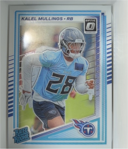 2025 Panini Donruss Optic #262 Kalel Mullings — front