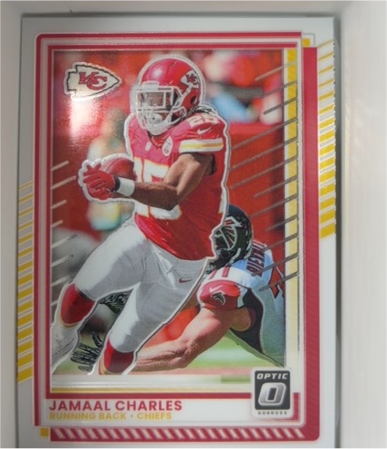 2025 Donruss Optic #29 Jamaal Charles — front