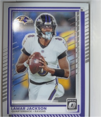 2025 Panini Donruss Optic #80 Lamar Jackson — front