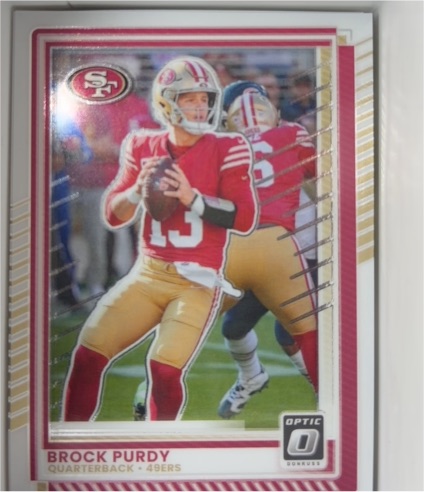 2025 Donruss Optic #38 Brock Purdy — front