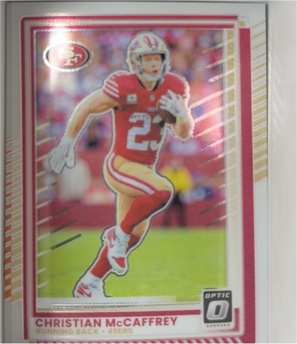 2025 Panini Donruss Optic #119 Christian McCaffrey — front