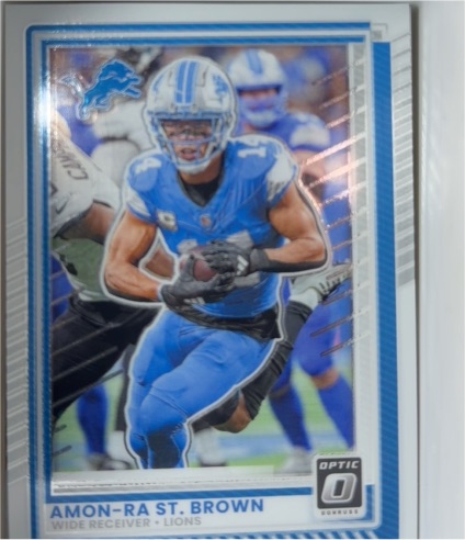 2025 Panini Donruss Optic #63 Amon-Ra St. Brown — front