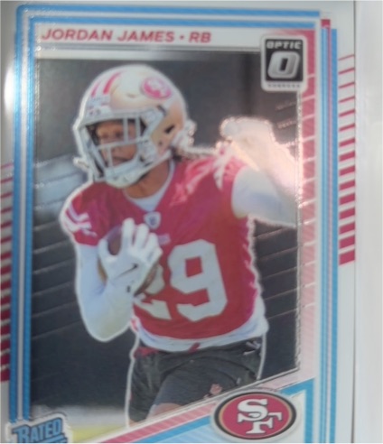 2025 Panini Donruss Optic #278 Jordan James — front