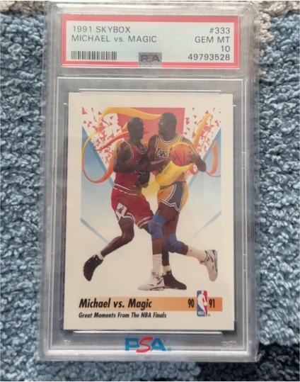 1991 Skybox #333 Michael vs Magic — front