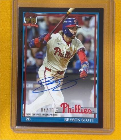 2026 Topps Series 1 #04/10 Bryson Stott — front