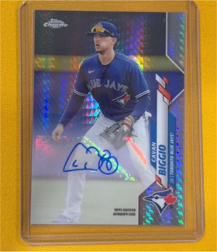 2020 Topps Chrome Update #USA-CBI Cavan Biggio — front