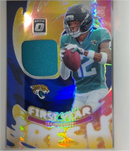 2025 Panini Donruss Optic First Year Fresh #FYFBH-THR Travis Hunter — front