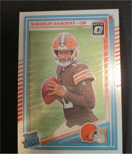 2025 Donruss Optic #203 Shedeur Sanders — front