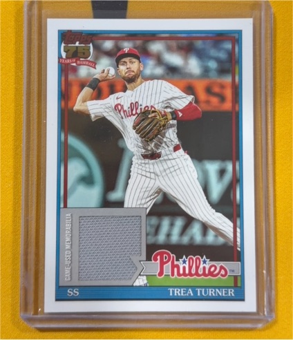 2026 Topps Series 1 Relic 1991 Retro #91R-TT Trea Turner — front