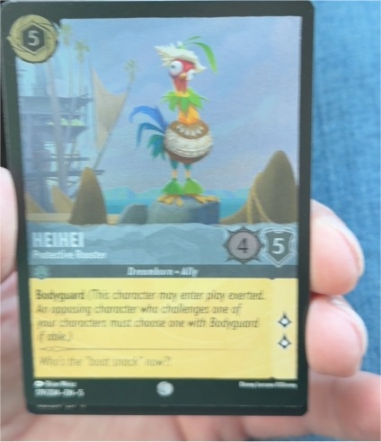 Disney Lorcana Shimmering Skies #179 Heihei Protective Rooster — front