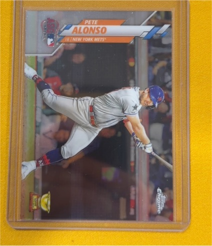 2020 Topps Chrome Update #U-84 Pete Alonso — front