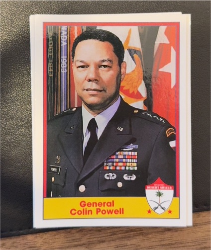 1991 Pacific Operation Desert Shield #3 General Colin Powell — front