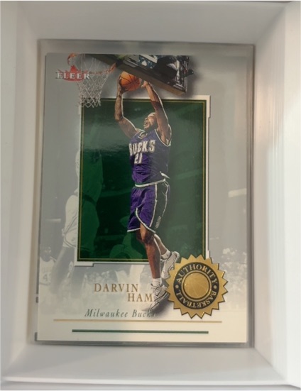 2000-01 Fleer Authority #38 Darvin Ham — front