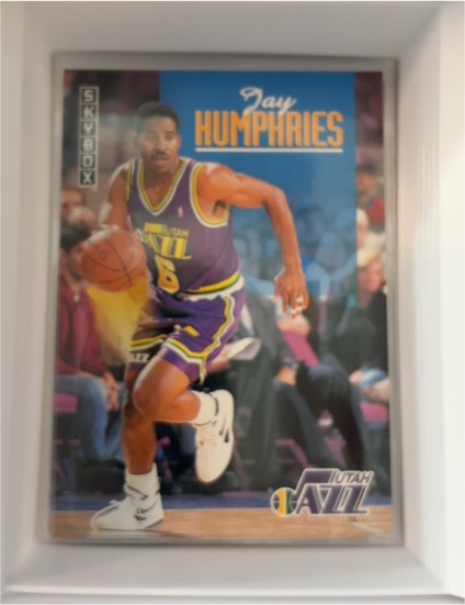 1992-93 SkyBox #403 Jay Humphries Utah Jazz — front