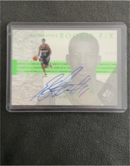 2001-02 SP Authentic Rookie F/X Eddie Griffin — front