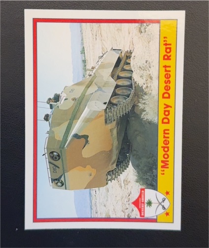 1991 Pacific Operation Desert Shield #24 Modern Day Desert Rat — front