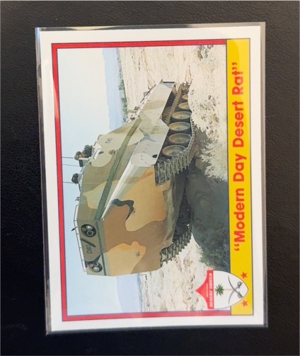 1991 Pacific Operation Desert Shield #24 Modern Day Desert Rat — front