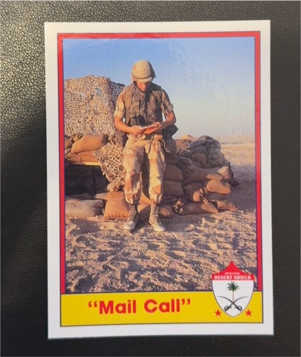1991 Pacific Operation Desert Shield #11 Mail Call — front