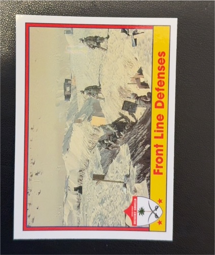 1991 Pacific Operation Desert Shield #12 Front Line Defenses — front
