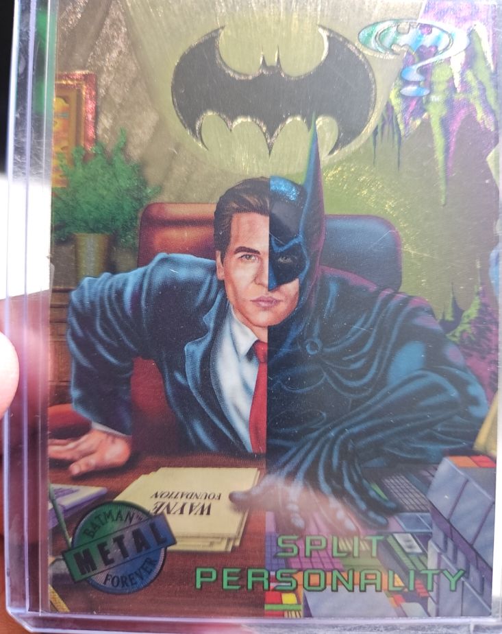 1995 Fleer Metal Batman Forever #51 Split Personality — front
