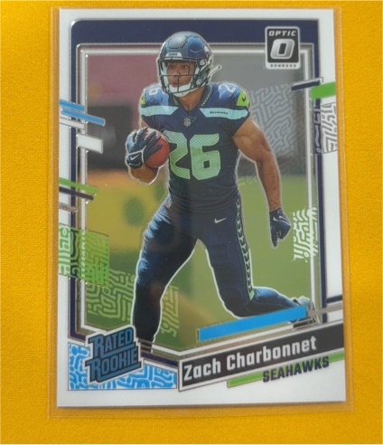 2023 Panini Donruss Optic #294 Zach Charbonnet — front
