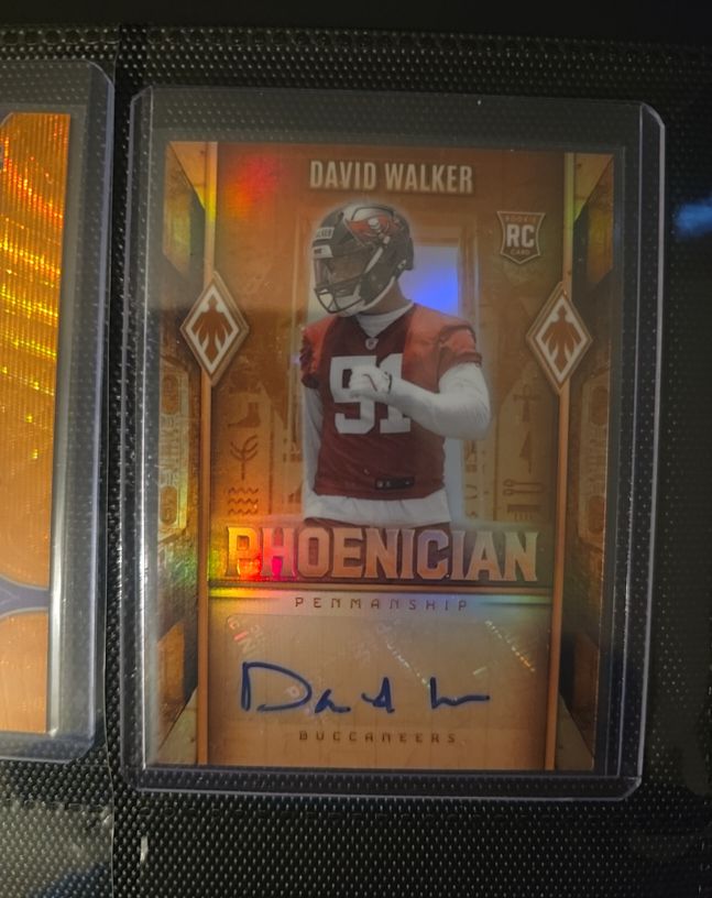 2025 Panini Phoenix #PHP-DWR David Walker Phoenician Penmanship Rookie Auto RC — front
