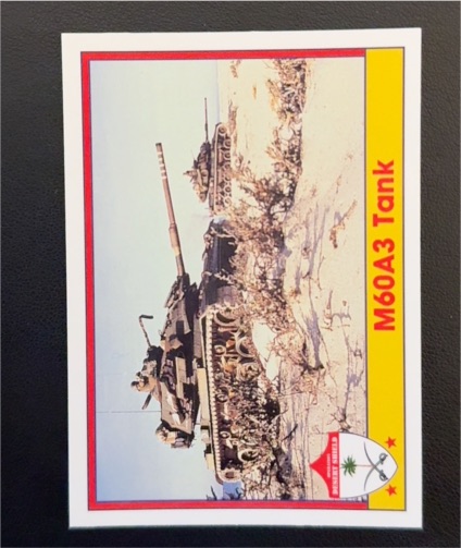 1991 Pacific Operation Desert Shield #27 M60A3 Tank — front