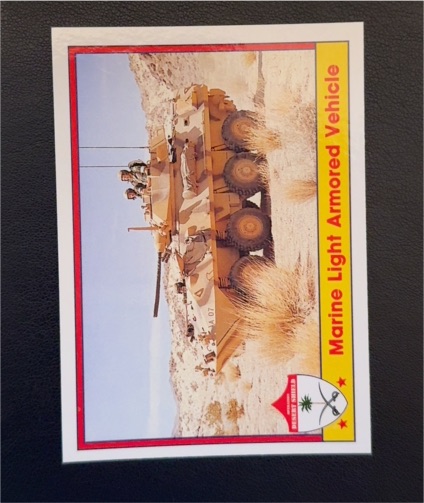 1991 Pacific Operation Desert Shield #34 Marine Light Armored Vehicle — front