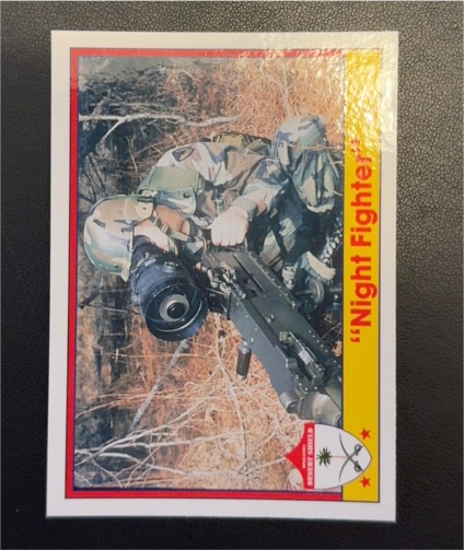 1991 Pacific Operation Desert Shield #20 Night Fighter — front