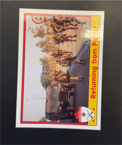 1991 Pacific Operation Desert Shield #18 Returning From Patrol — front