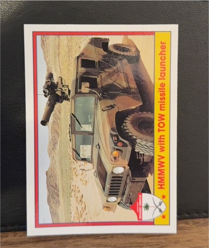 1991 Pacific Operation Desert Shield #36 HMMWV with TOW missile launcher — front