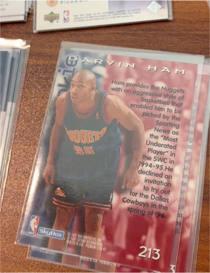 1996-97 Upper Deck #213 Darvin Ham — front