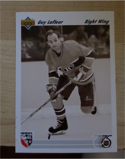 1991-92 Upper Deck #638 Guy Lafleur — front