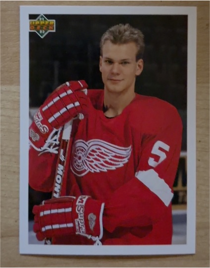 1991-92 Upper Deck #584 Nicklas Lidstrom — front