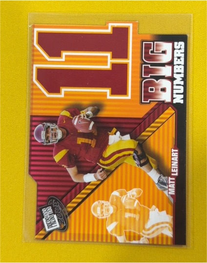 2006 Press Pass Big Numbers #BN11 Matt Leinart — front