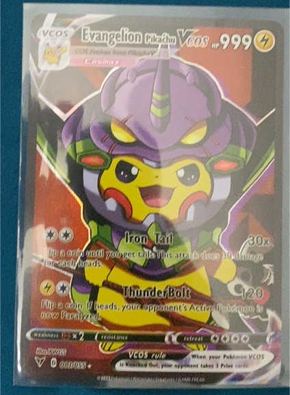 2023 Pokemon VCOS #013 Evangelion Pikachu — front
