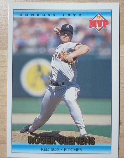 1992 Donruss McDonald's MVP #10 Roger Clemens — front
