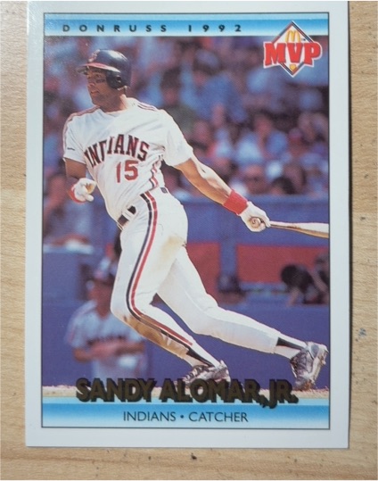1992 Donruss McDonald's MVP #11 Sandy Alomar Jr. — front