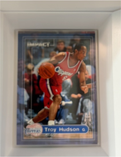 1999-00 Skybox Impact #18 Troy Hudson — front