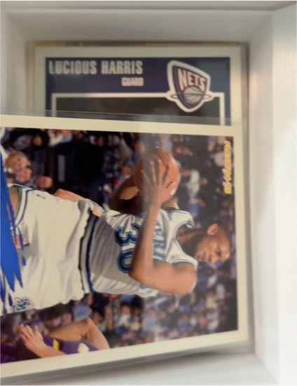 1993-94 Skybox NBA Hoops #320 Lucious Harris Dallas Mavericks Rookie Card — front