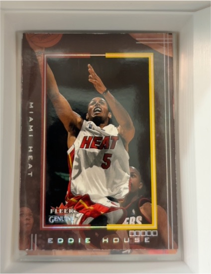 2001-02 Fleer Genuine #5 Eddie House — front