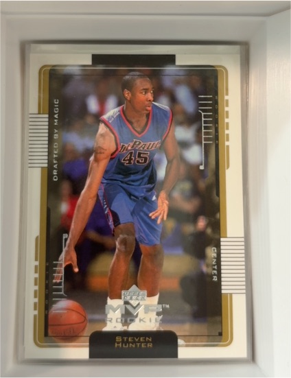 2001-02 Upper Deck MVP #220 Steven Hunter Rookie — front