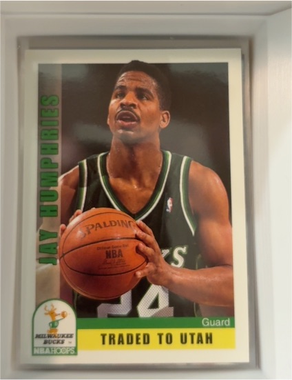1992-93 Hoops #128 Jay Humphries — front